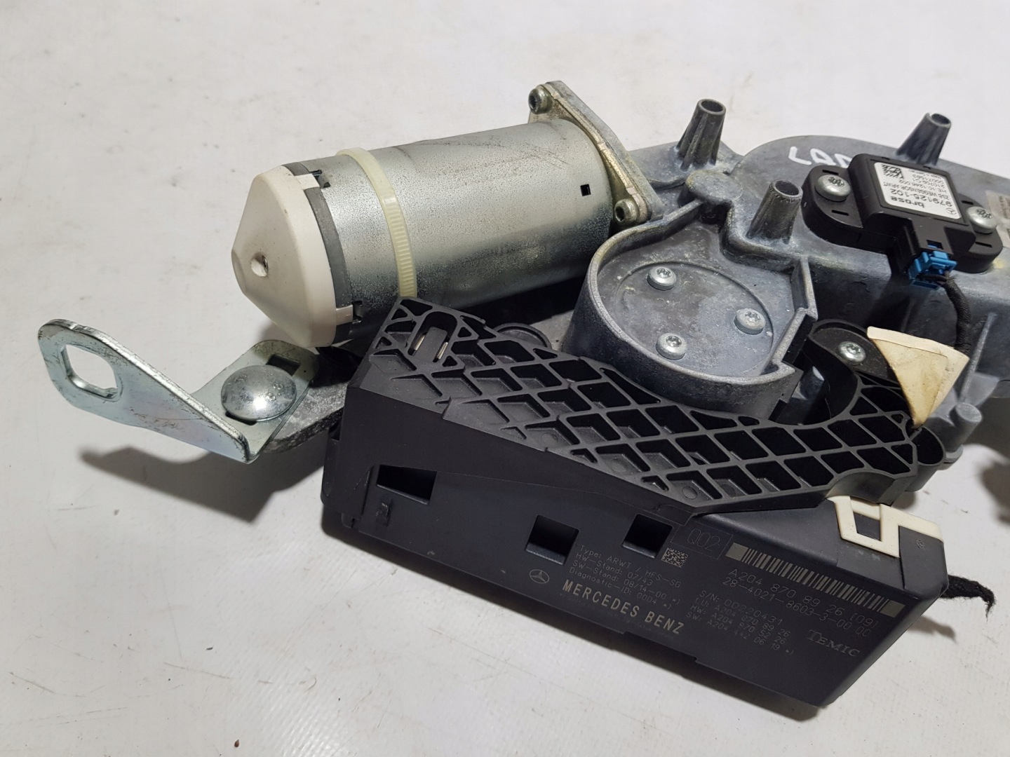 MERCEDES W204 KOMBI damper mechanism bonnet boot