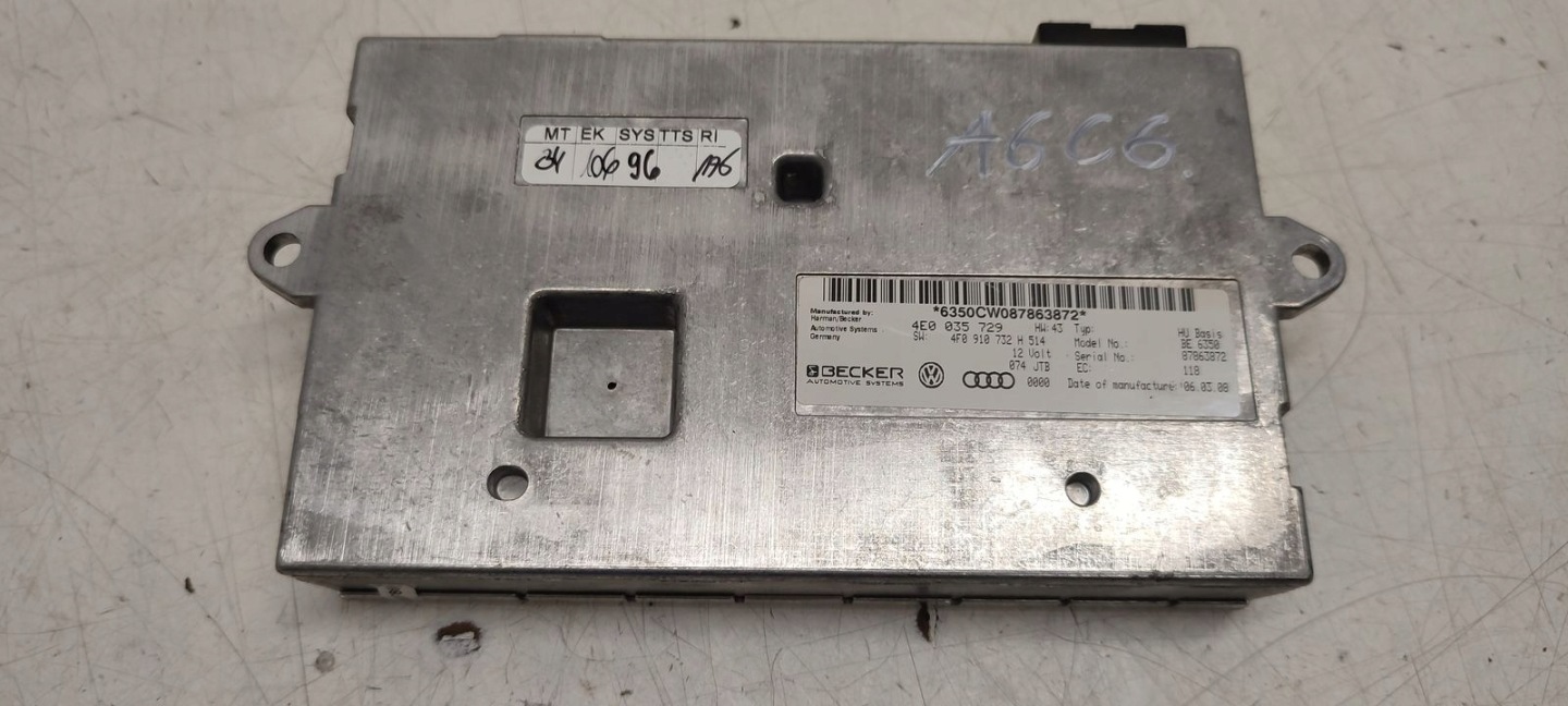 module navigation devices control unit Audi A6 C6 3,0 TDI Allroad