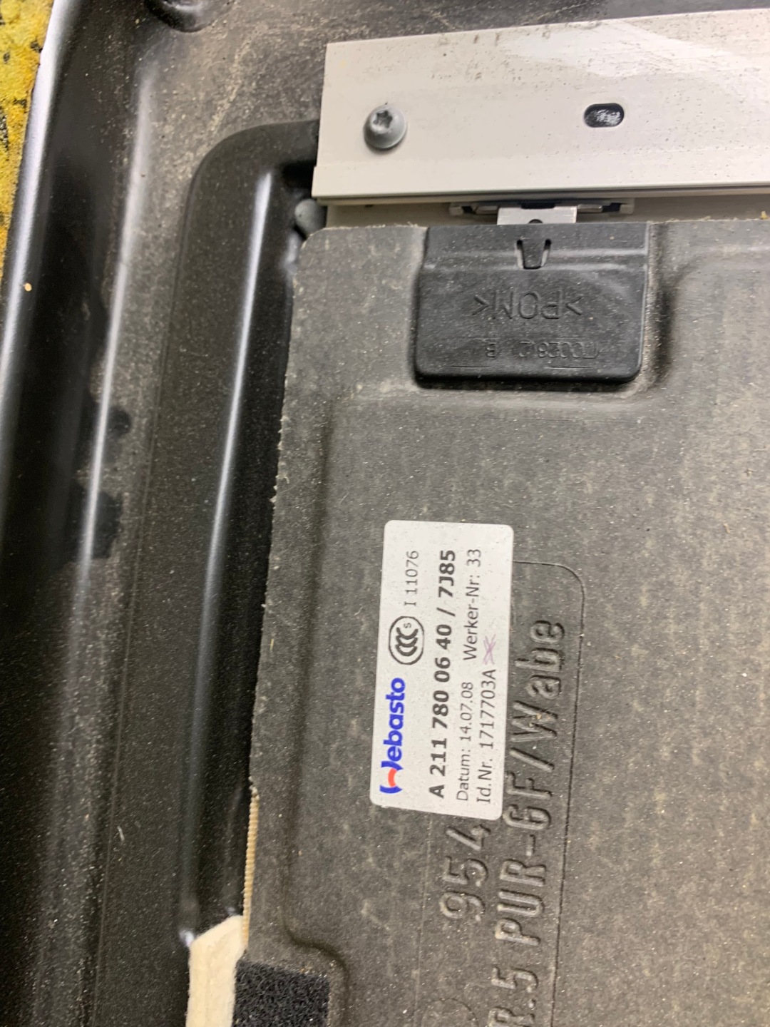 Toit ouvrant MERCEDES E-KLASA W211 Berline KOMBI Complet