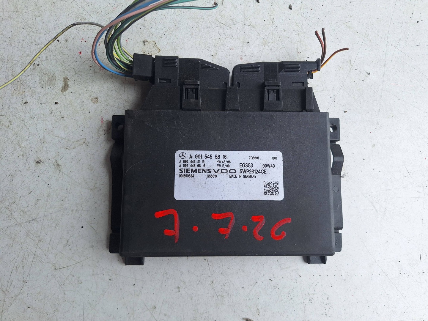MERCEDES computer modulo cambio ingranaggi A0015455816 SIEMENS