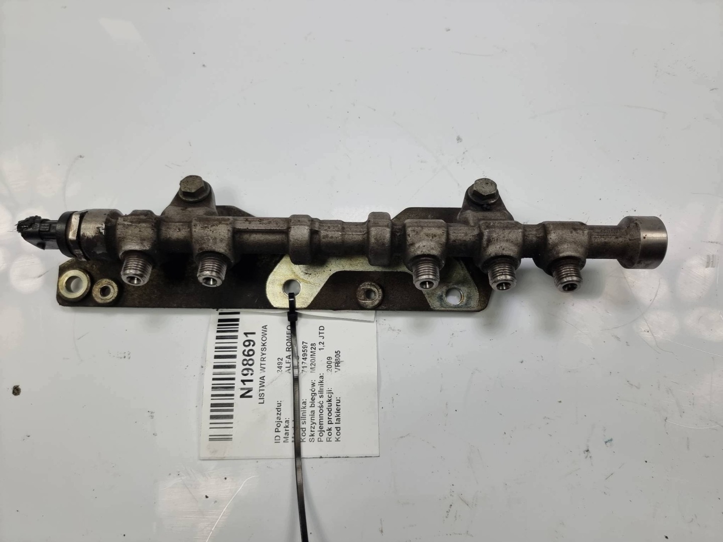 injection ramp 55215212 ALFA ROMEO MITO