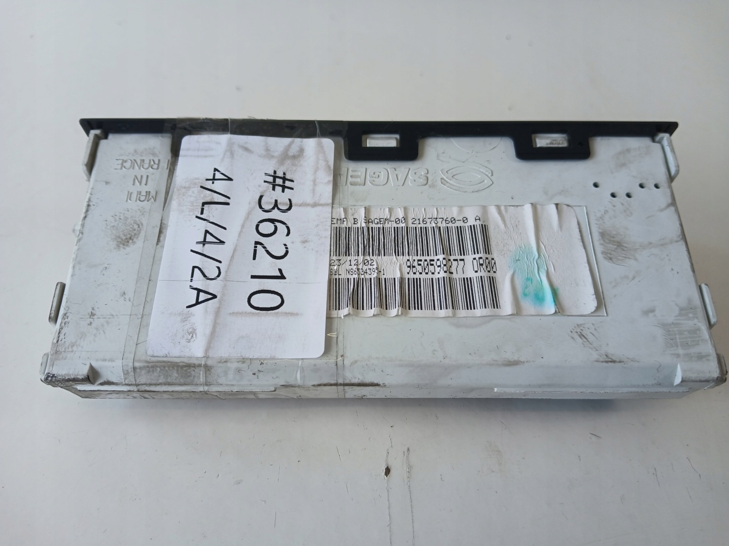 CITROEN C5 and MONITOR display clock 9650598277