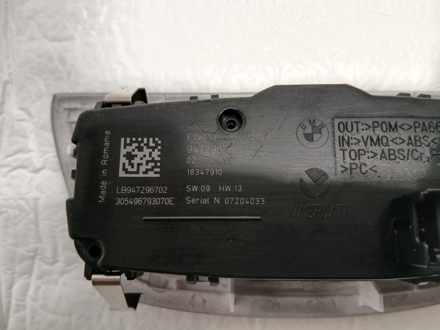 BMW 5 G30 LCI interruttore comando luci USA 9472967