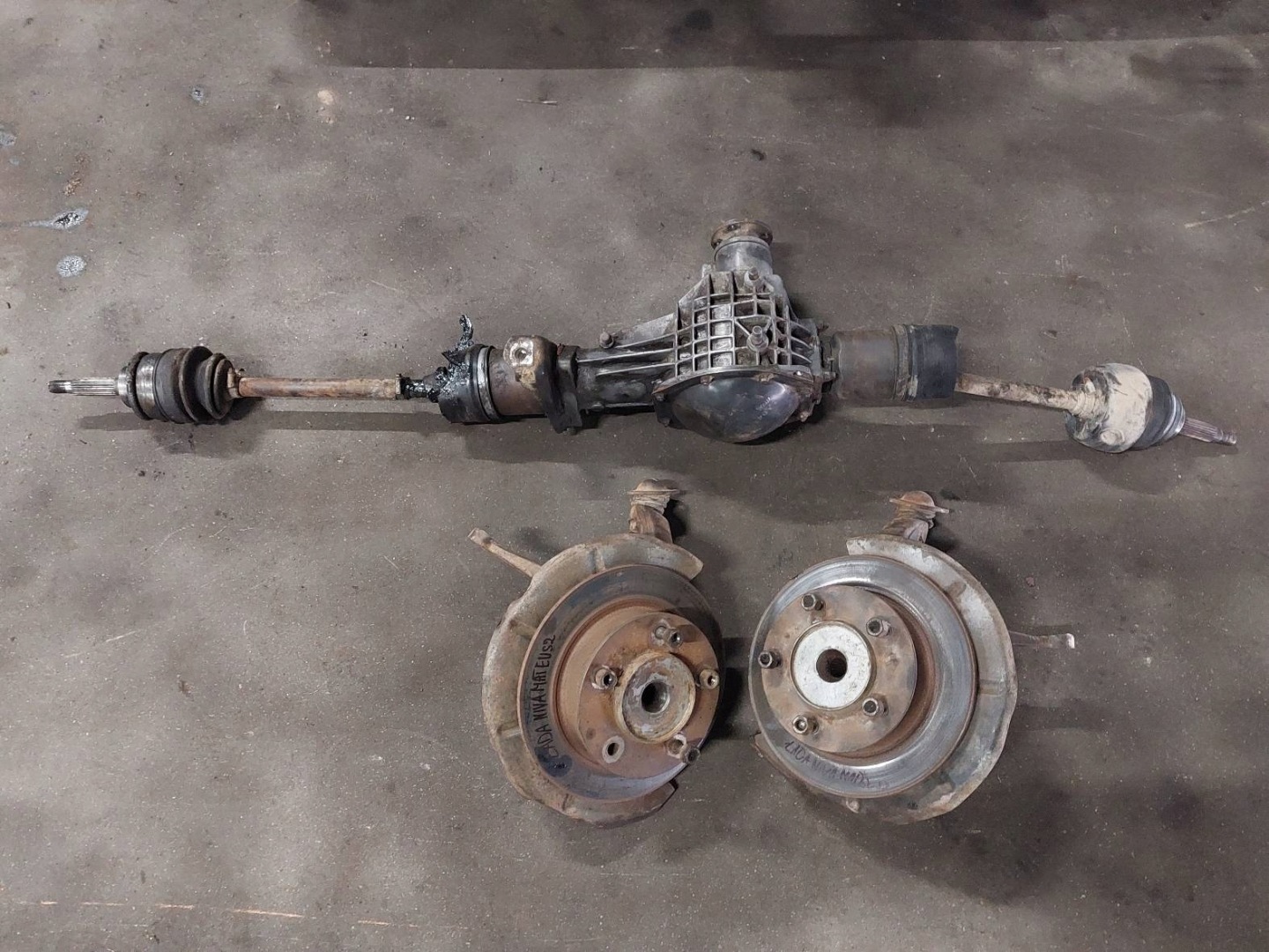 differential differential front + semi-axis + swings LADA NIVA 2121 LIFT ID: 156902