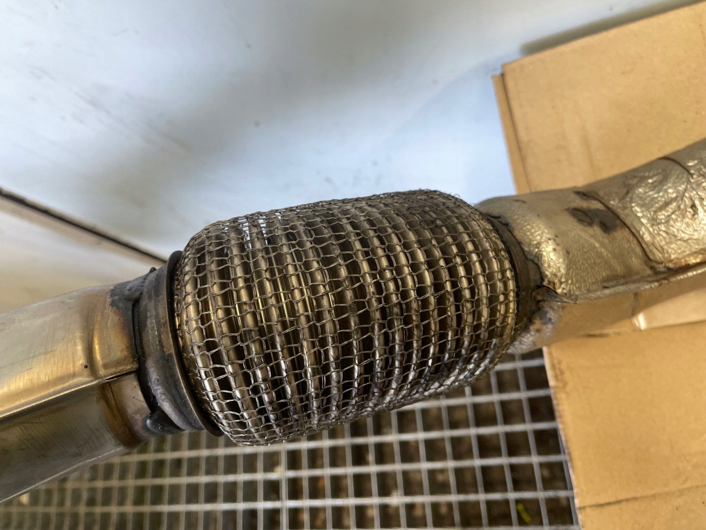 AUDI A5 8T A4 B8 2.0 TDI catalyst throttle flap pipe exhaust KOMPLET