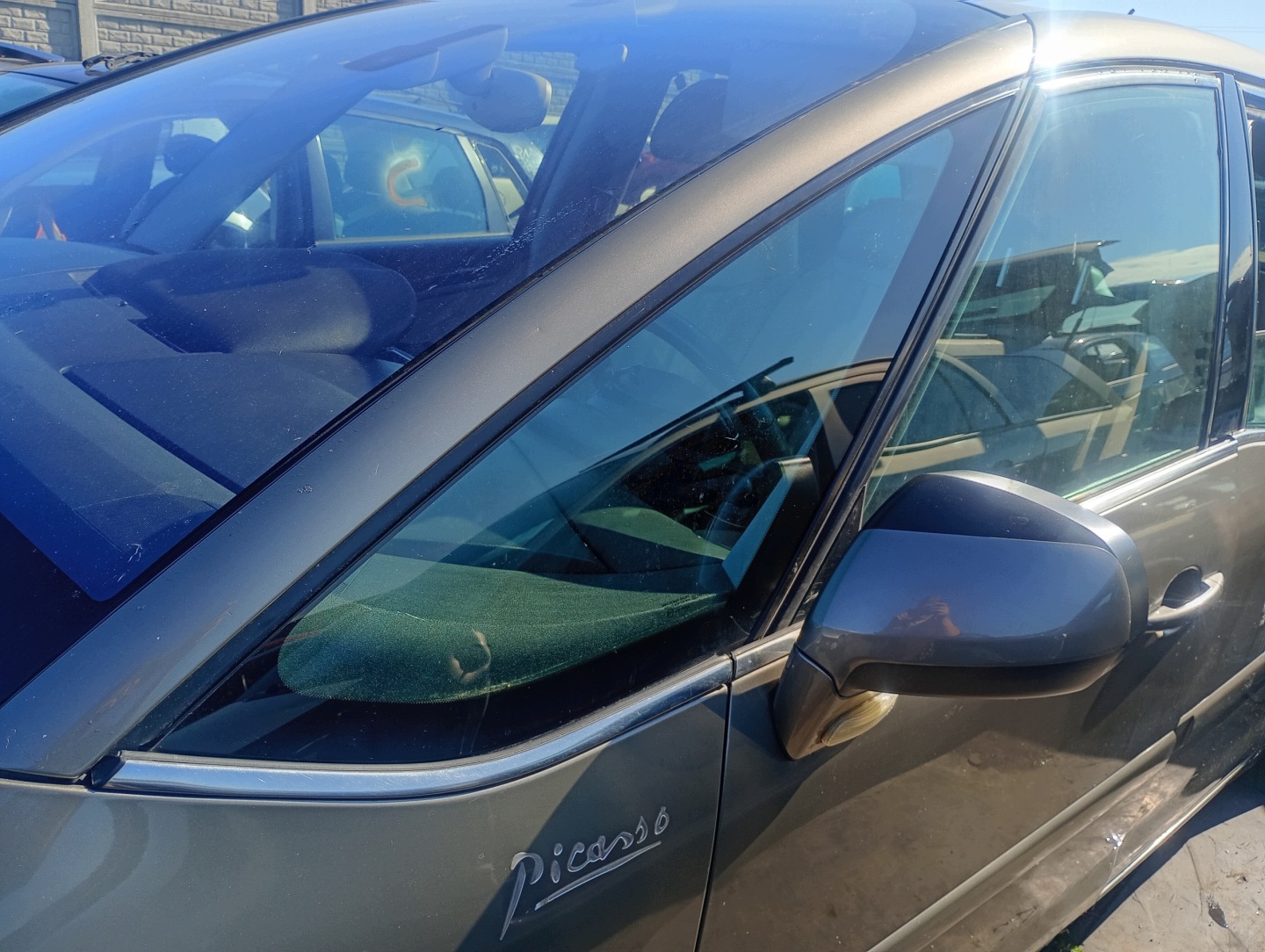 window side bodywork left front Citroen C4 Picasso FL 07-13