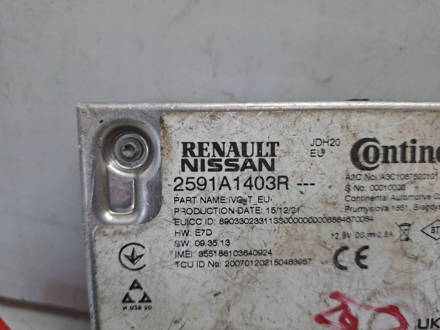 Sterowniki der Navigation GPS 2591A1403R A3C1087520101 Renault