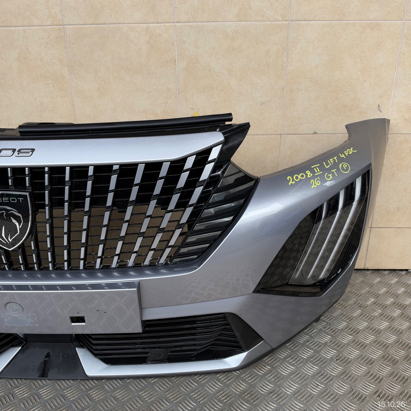 front bumper complete PEUGEOT 2008 II LIFT 2026 year GT 4 PDC