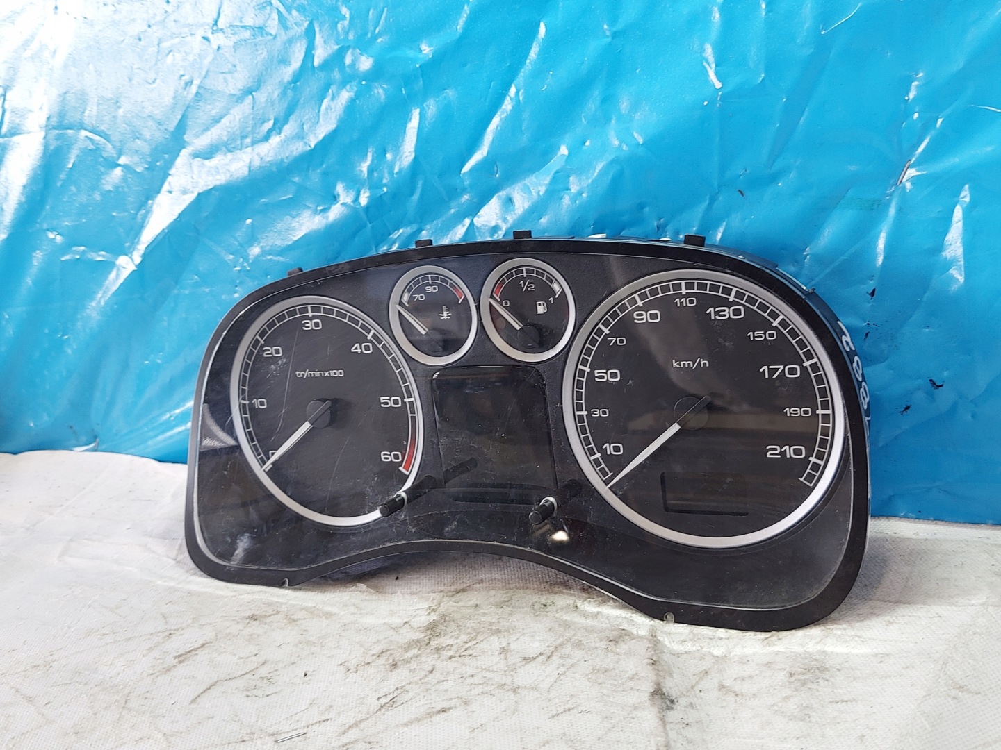 dials clock PEUGEOT 307 2.0 HDI P9646742480