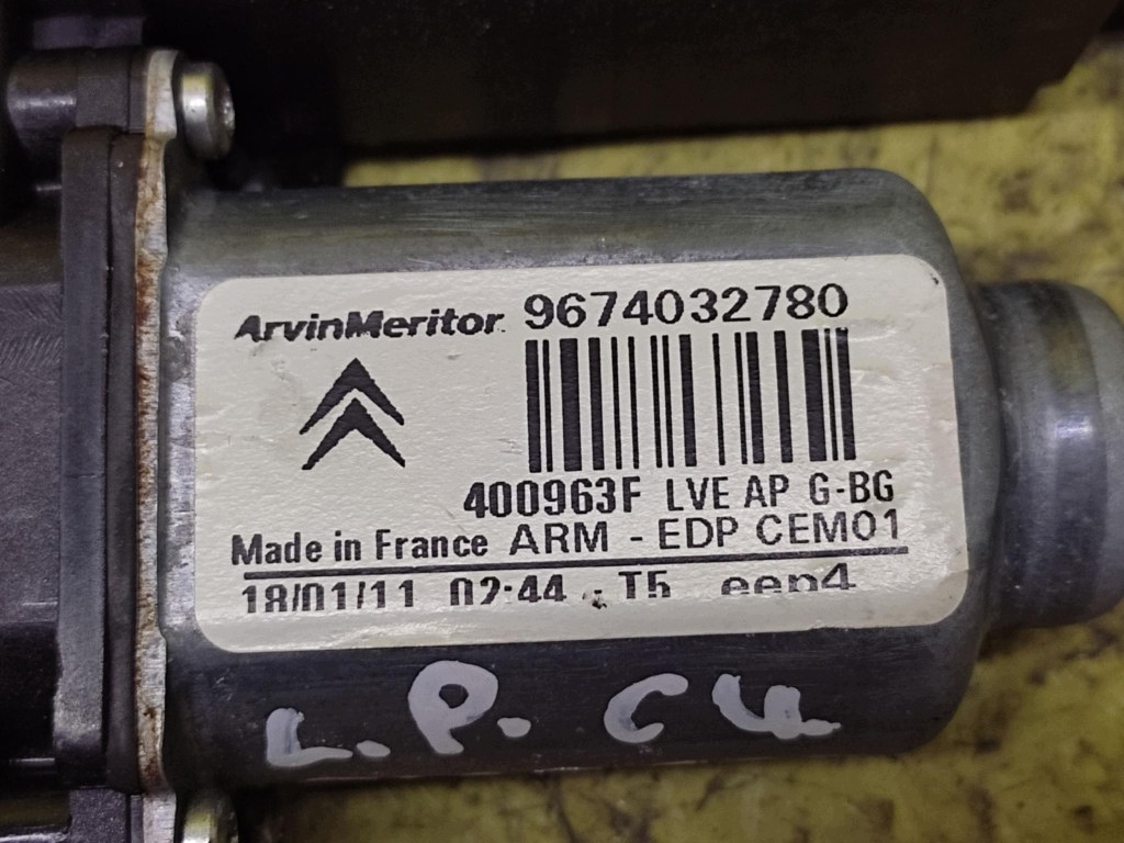 CITROEN C4 PICASSO mini motor windows left front 9674032780