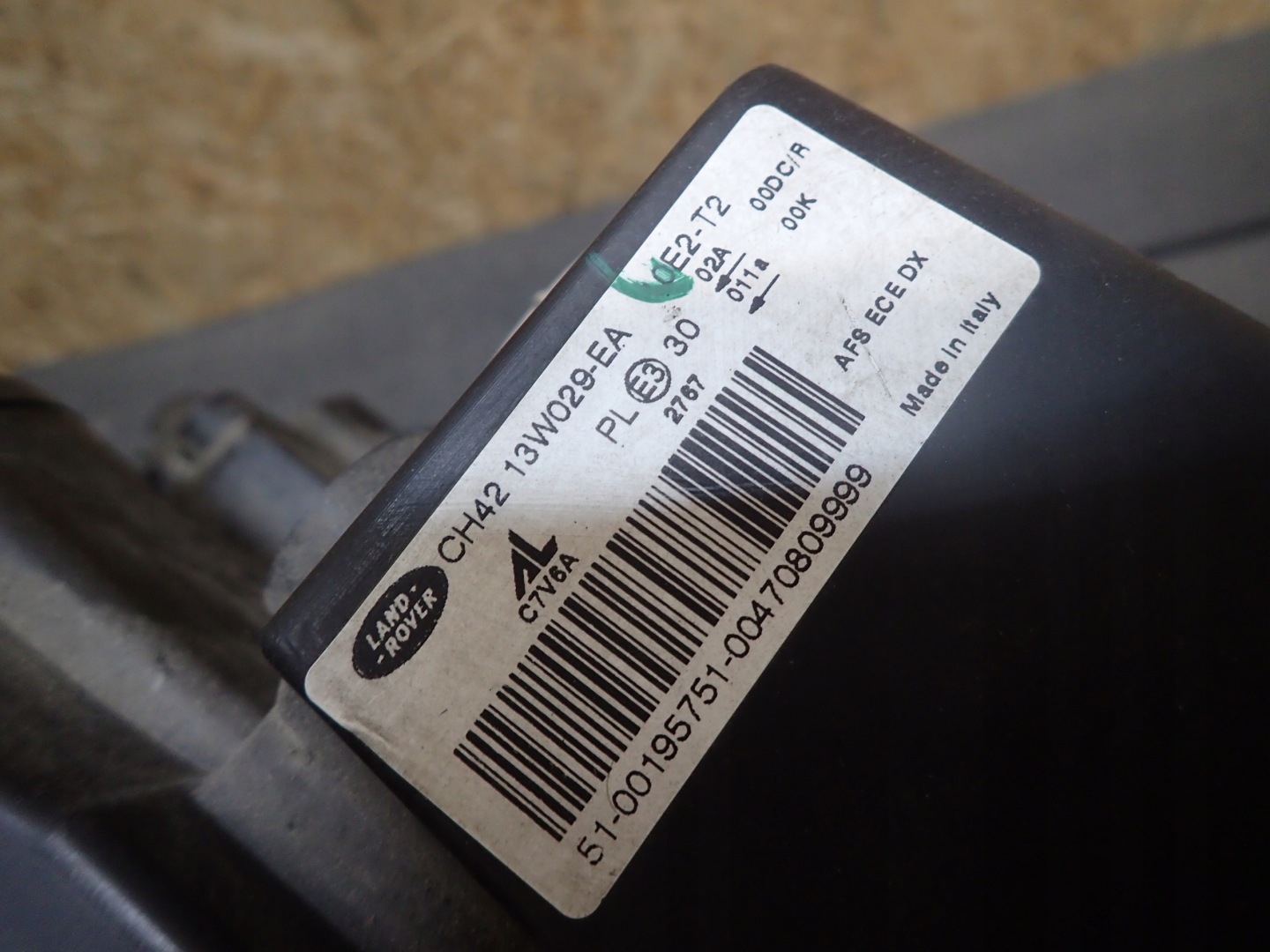 LIGHT RIGHT RANGE ROVER VOUGE LIFT 09-12 BI XENON