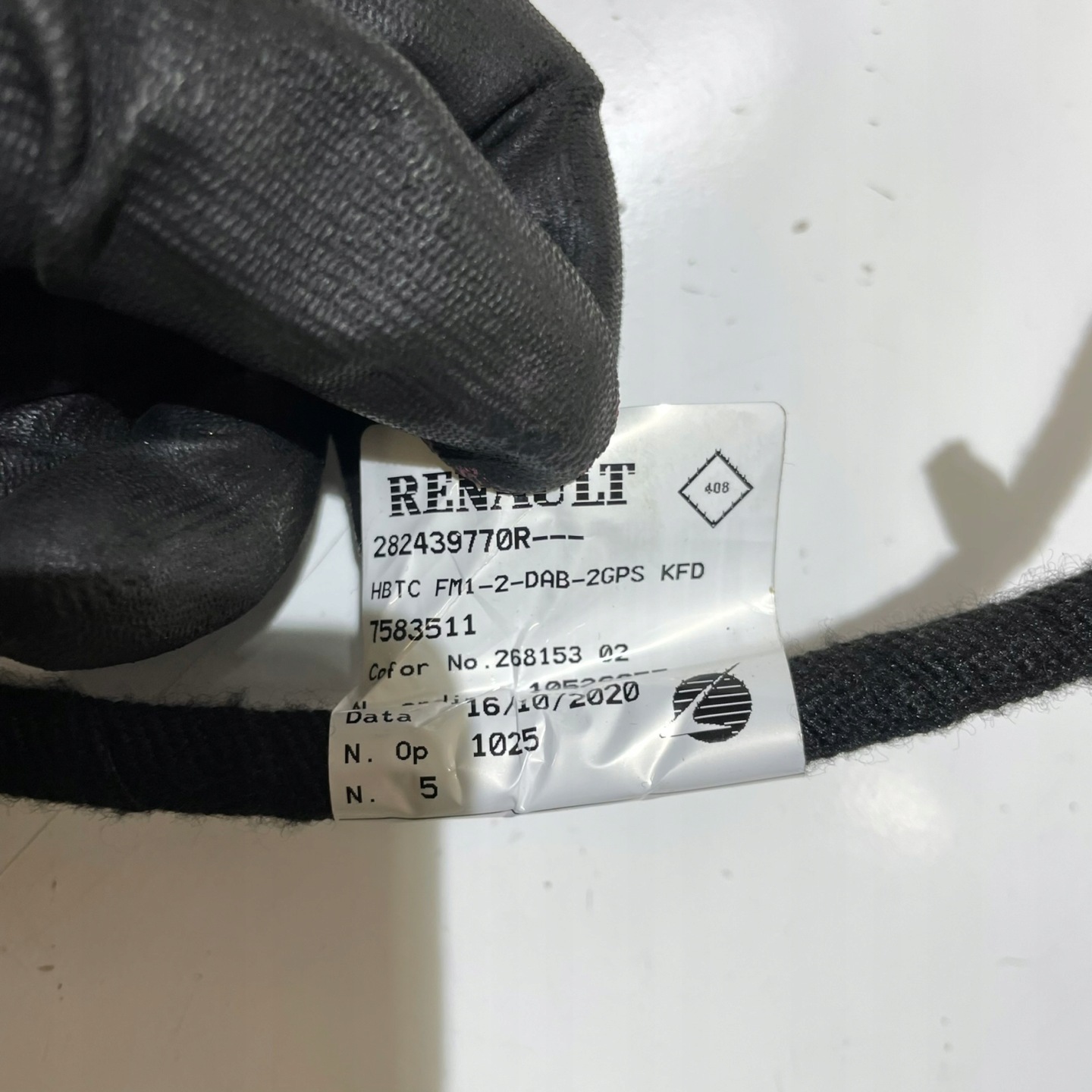RENAULT TALISMAN LIFT BUNDLE ANTENY GPS 282439770R