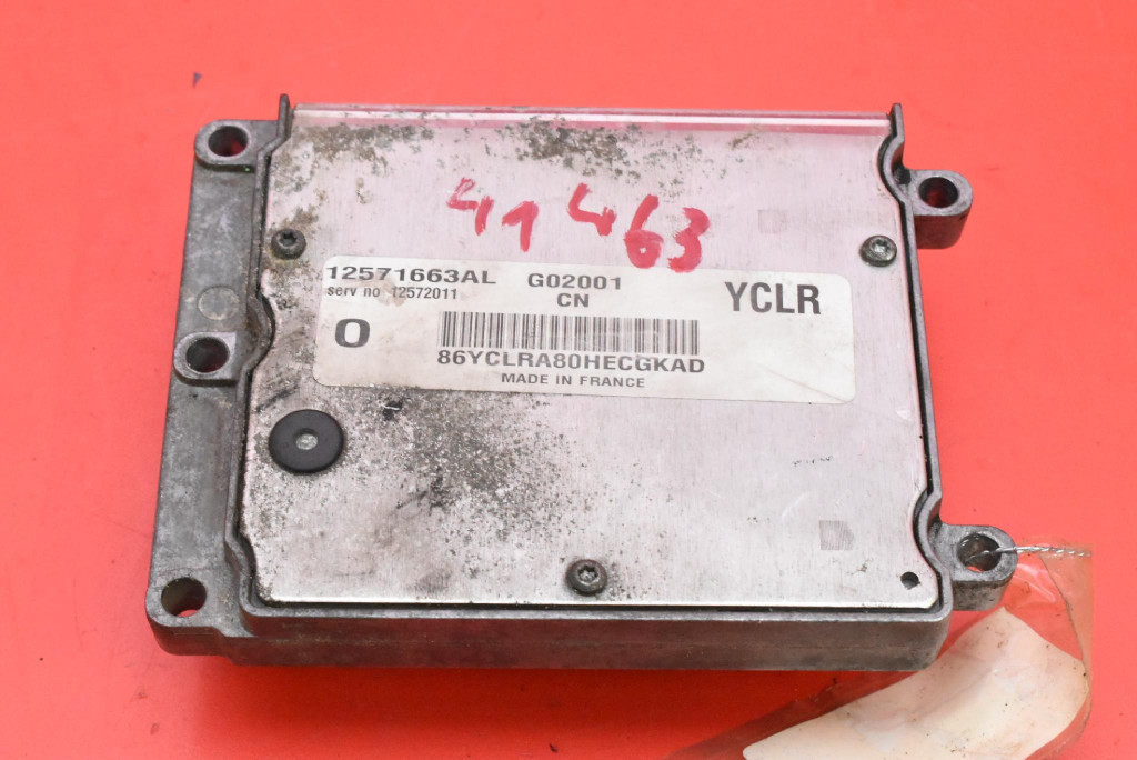 control unit computer of the engine 12571663AL OPEL VECTRA C 2.2 16V 147 KM 02-05