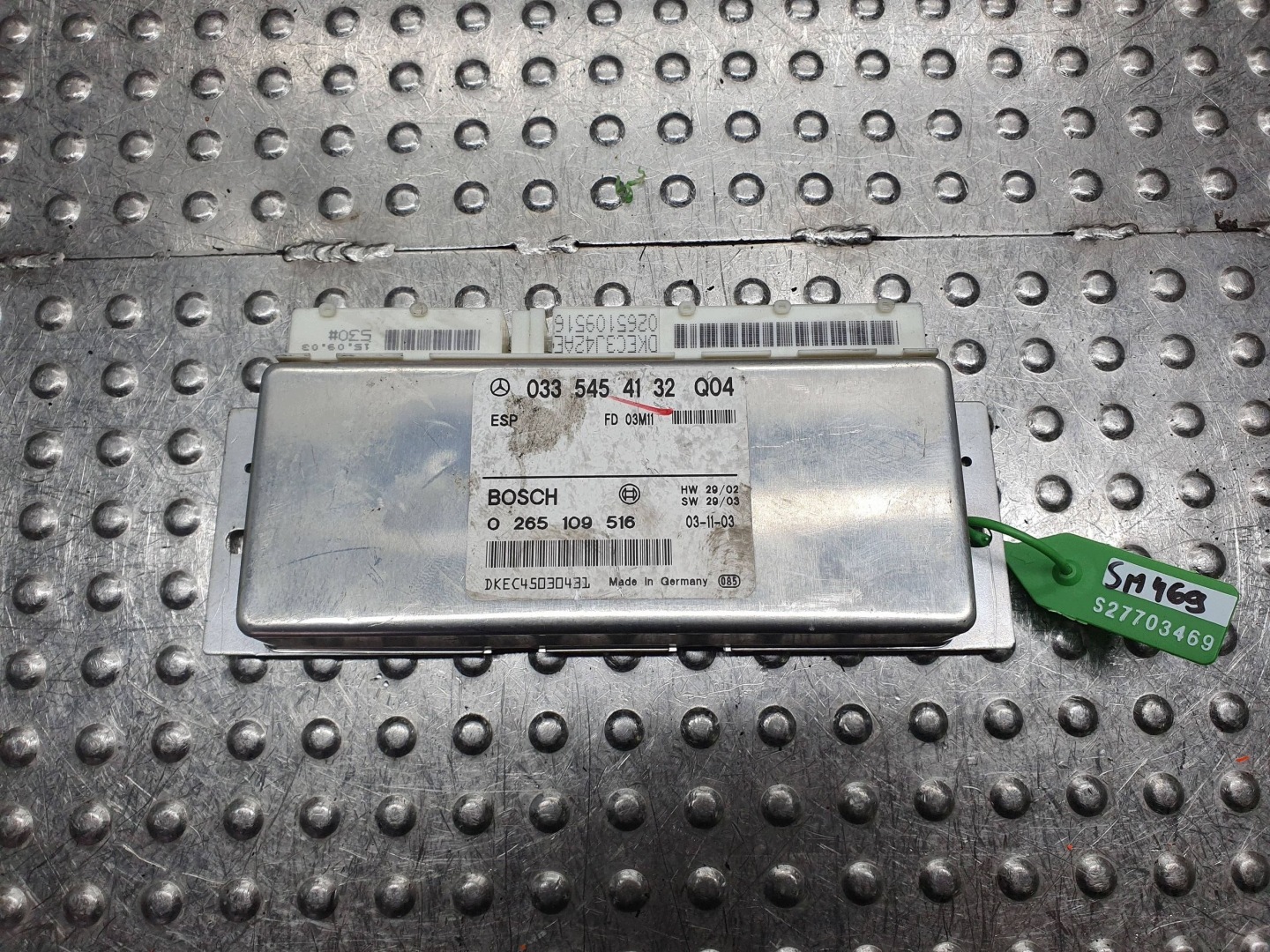 control unit module ABS 0265109516 0335454132 MERCEDES E KLASA W211