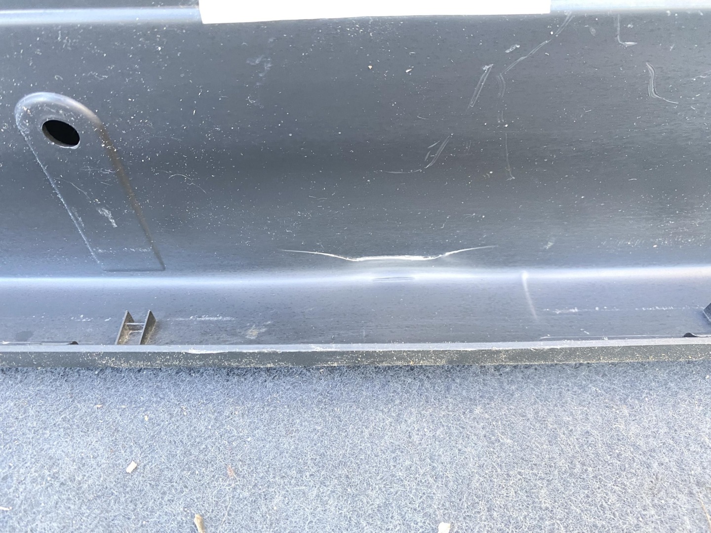 SPRINTER 907 910 17- cap STOPIEN threshold rear grey A9078851100 original