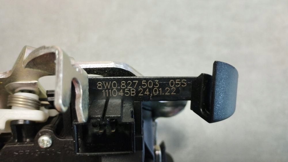 Audi A4 S4 B9 8W sedan lock bonnet boot 8W0827503