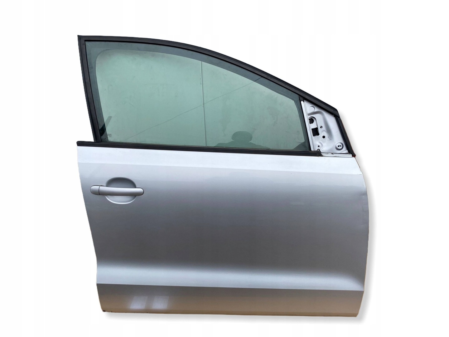 VW POLO V 5 6R 5D complete door right front front LA7W SREBRNY