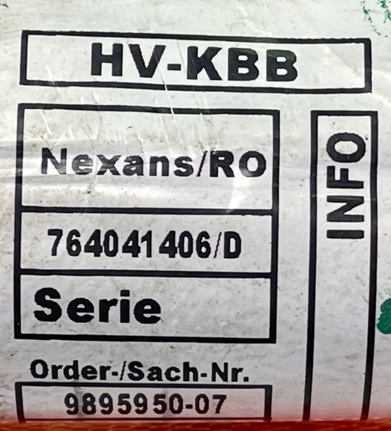 KABEL LADOWANIA PRIJENOS BMW 9895949 9895950