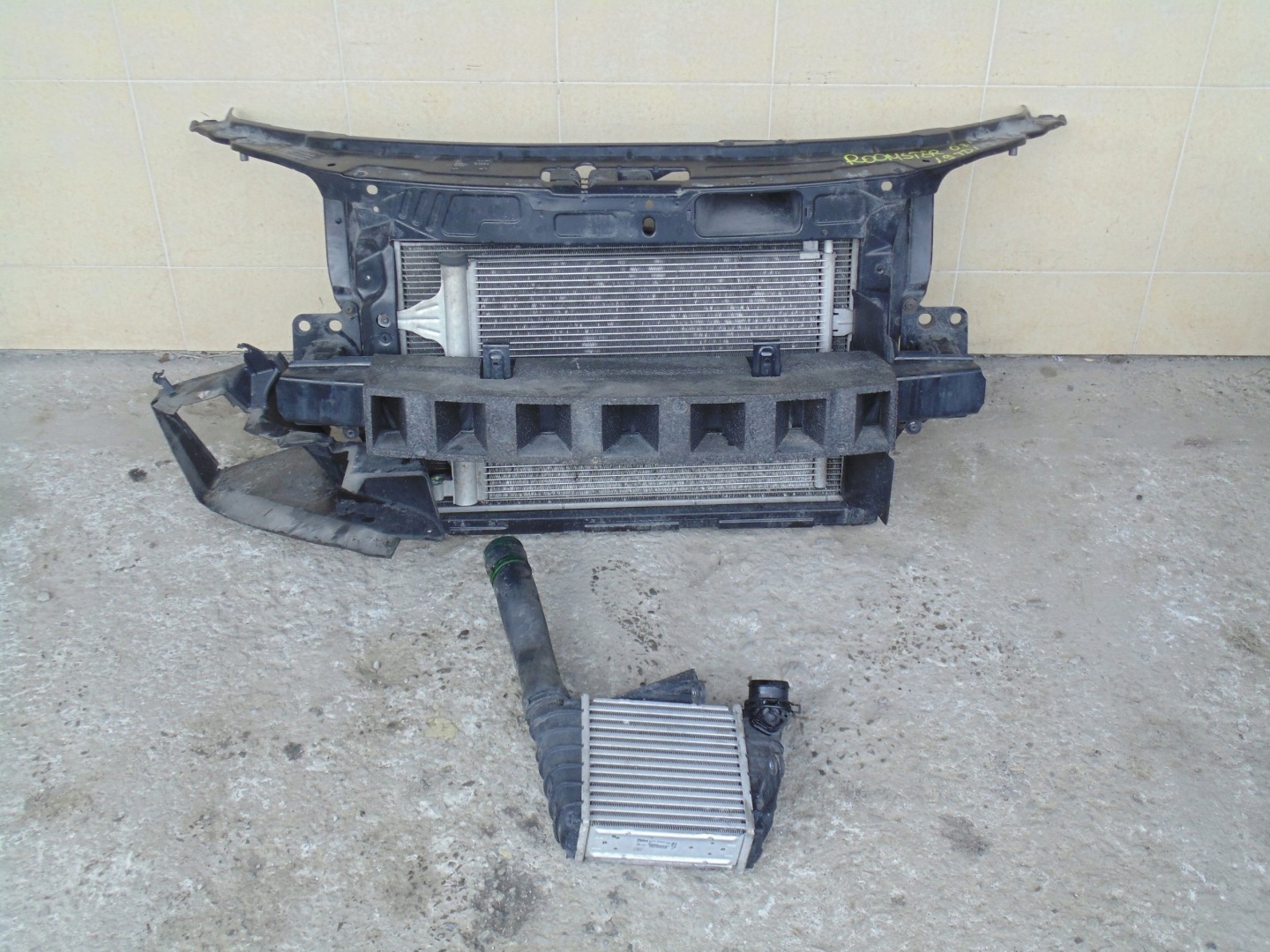 support panel for radiators pillar SKODA FABIA II 1.9 TDI 07R