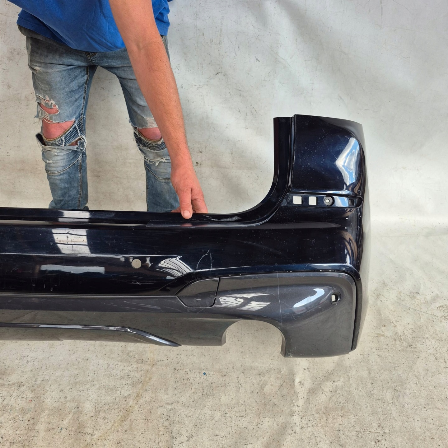 BMW X3 G01 m-packet 17-21 bumper rear part rear PDC