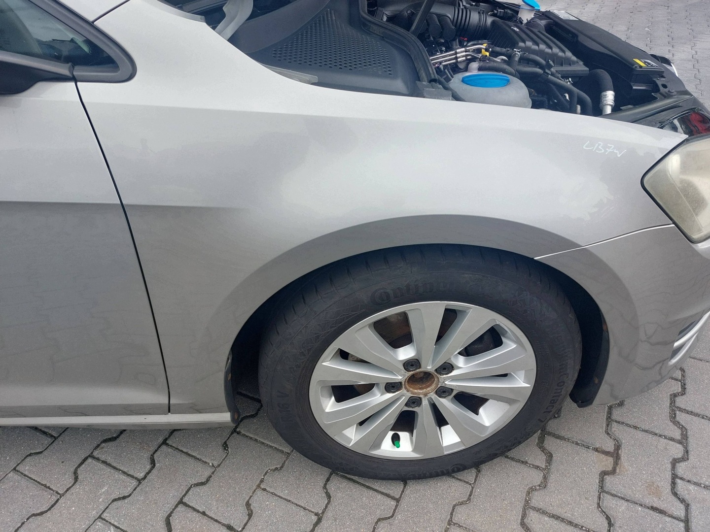 VW GOLF VII 7 12r> fender right front front LA7W