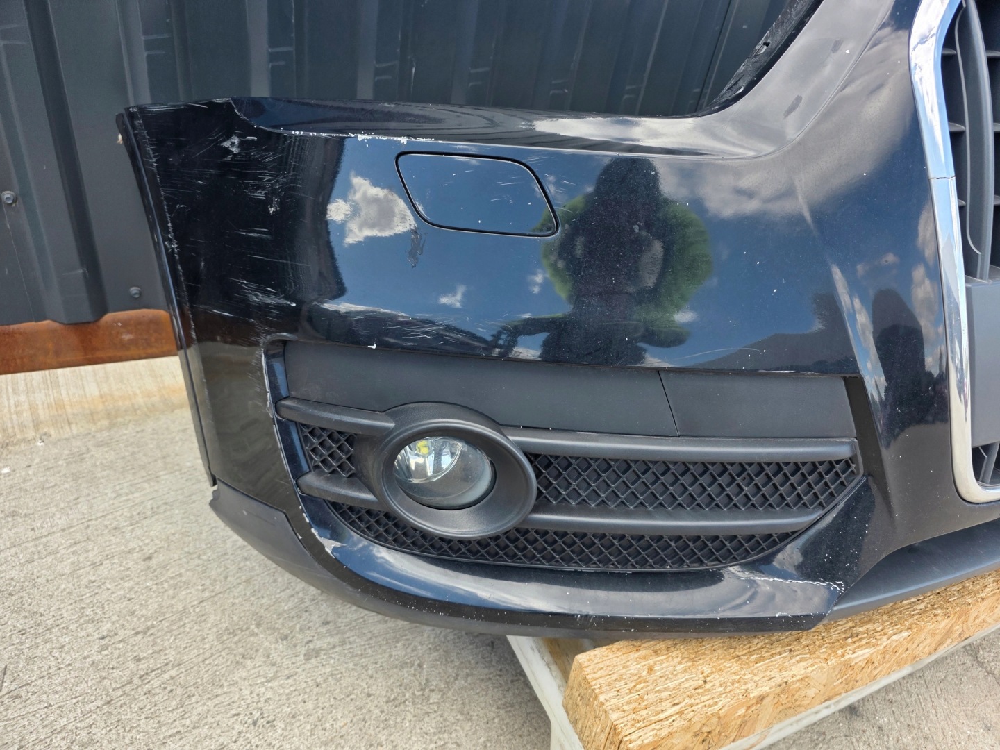 bumper front AUDI Q3 8U LY9B below washers complete 2011-2014 !!!