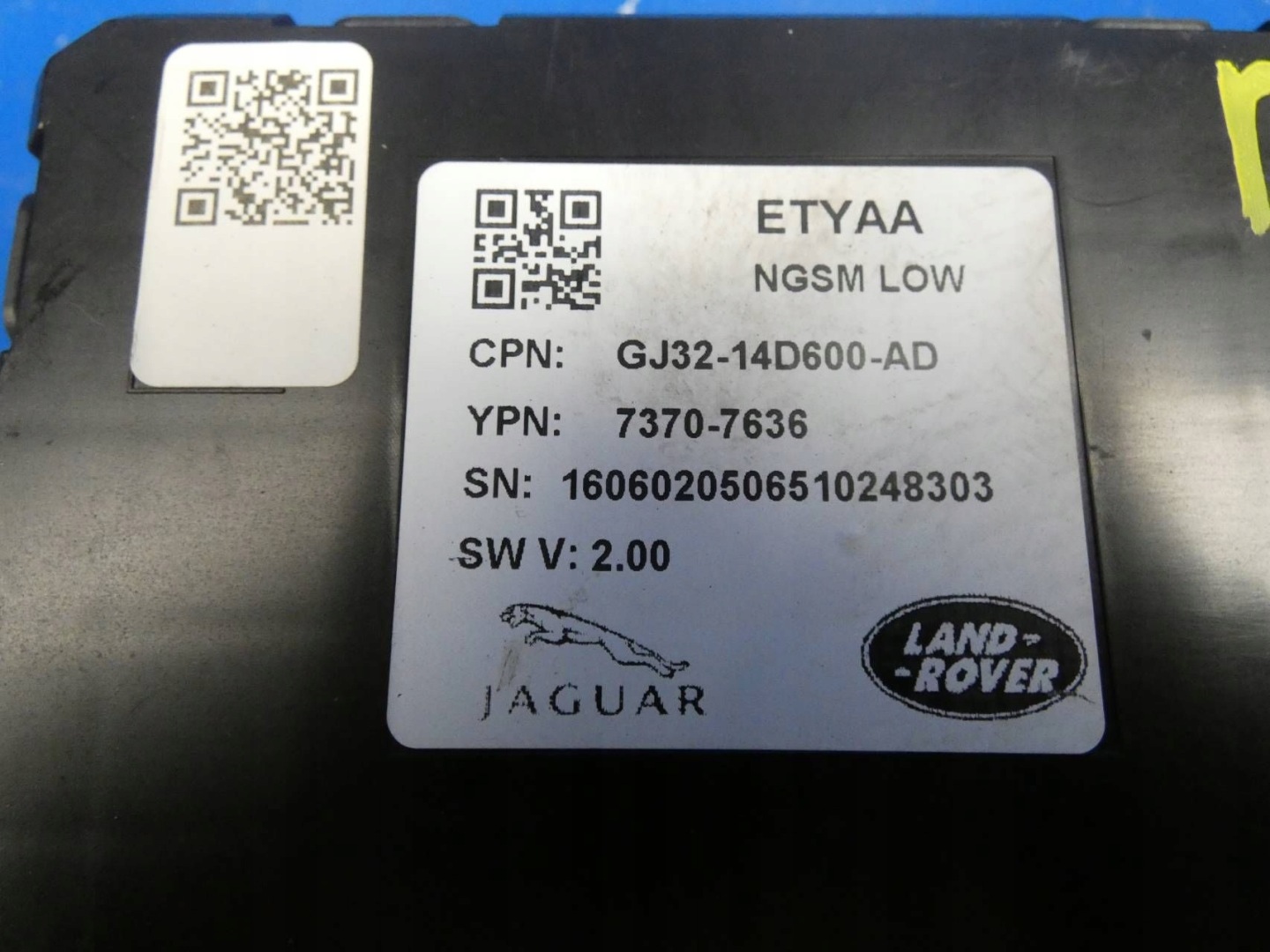 LAND ROVER DISCOVERY SPORT L550 module control unit seat front
