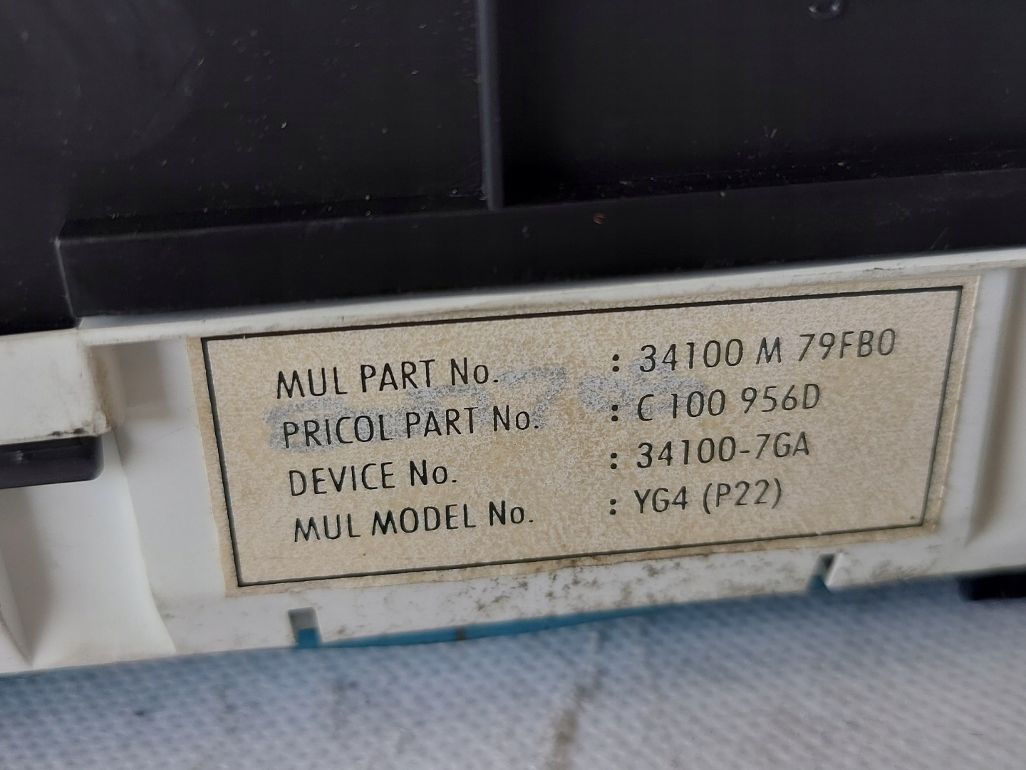 dials clock SUZUKI ALTOIV 1.1 B D10P0215