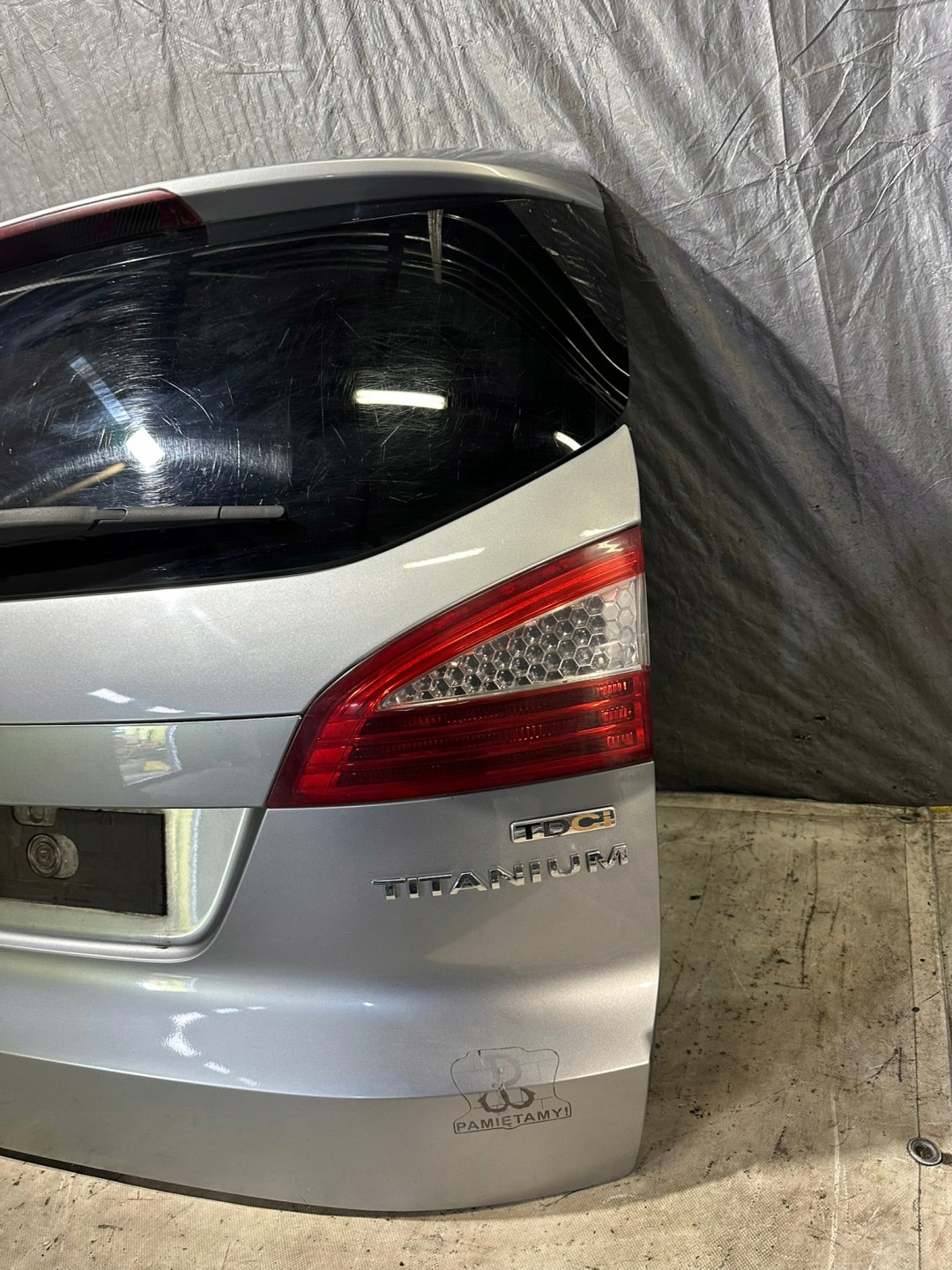 trunk door boot FORD MONDEO MK4 KOMBI 2008R. K : MACHINE SILVER