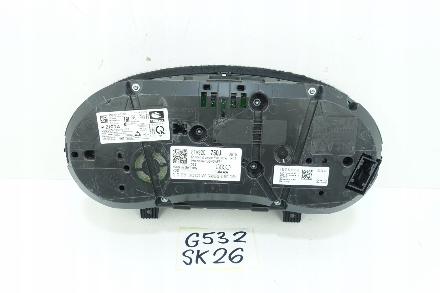 AUDI Q2 81A 2016- dials dials 81A920750J