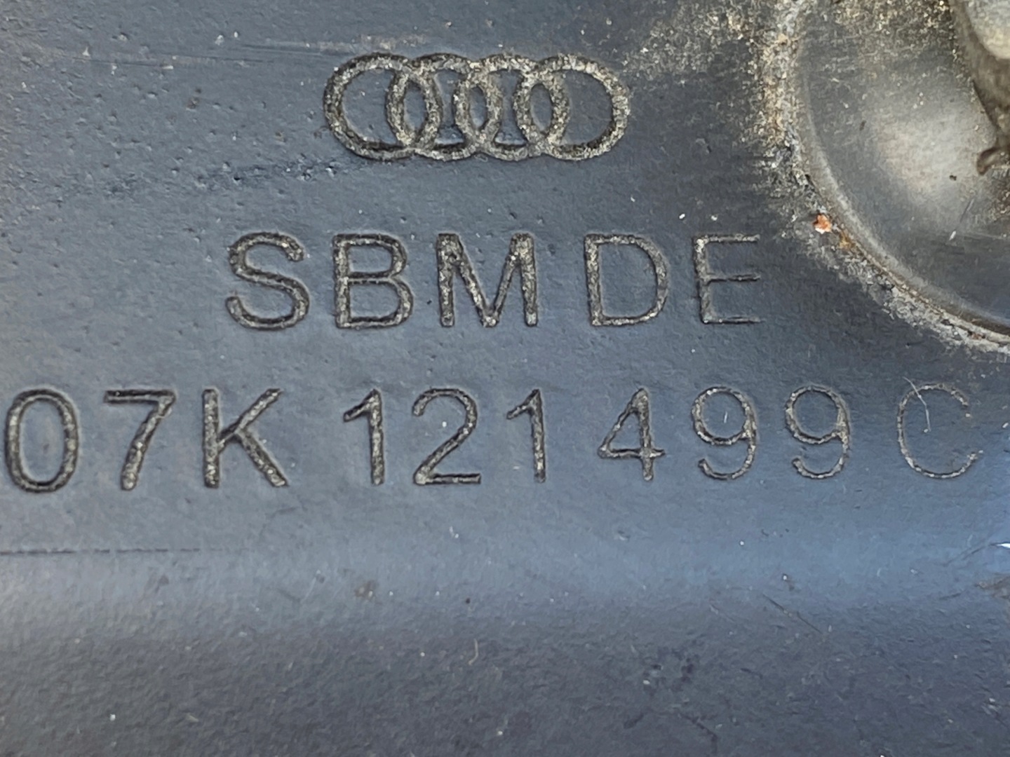 AUDI RS3 TTRS cijevčica vode 07K121499C