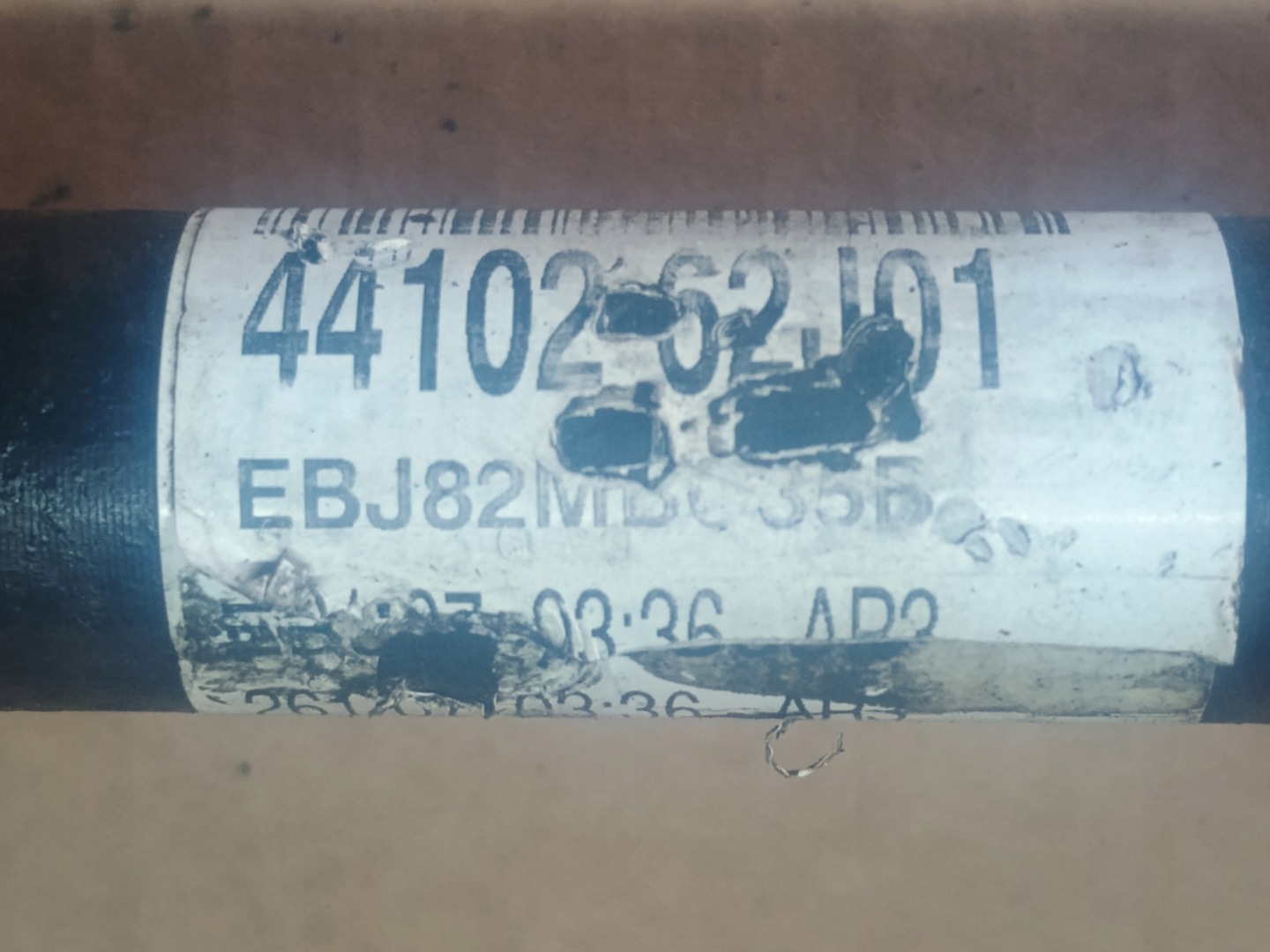 semi-axis left 4410262J01 SUZUKI SWIFT MK6 SX4