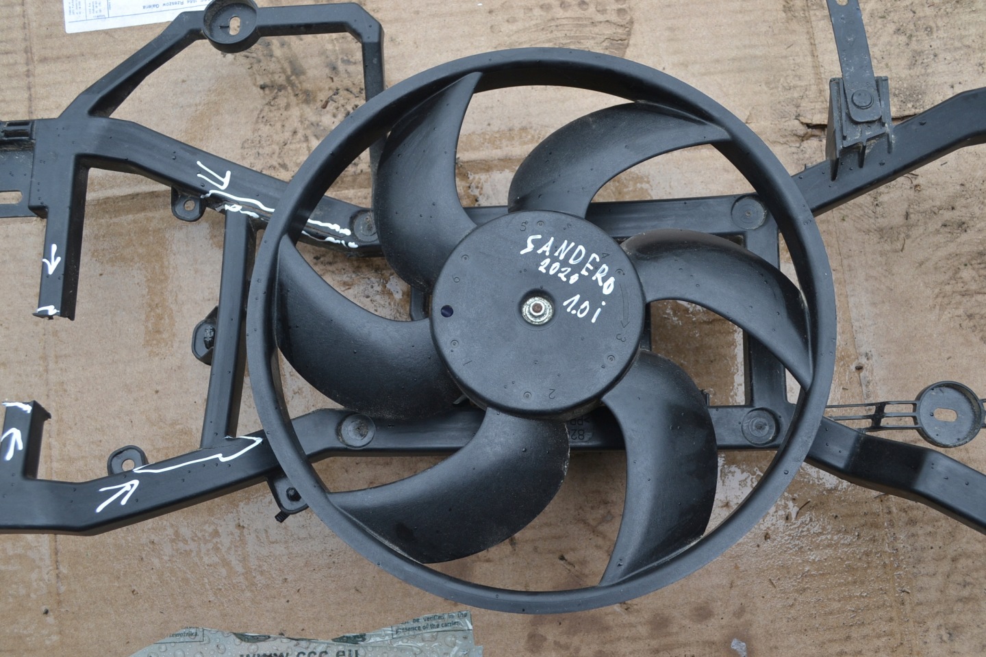Dacia Sandero II ventilátor chladiče 0.9 TCE