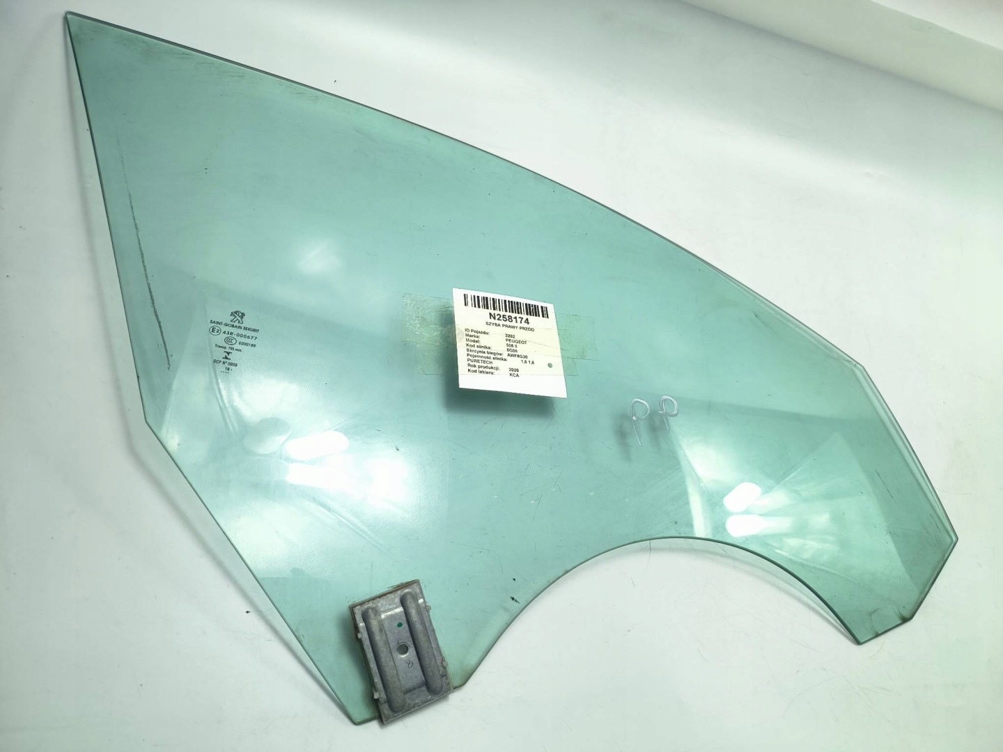 window door right front PEUGEOT 508 II HB GT