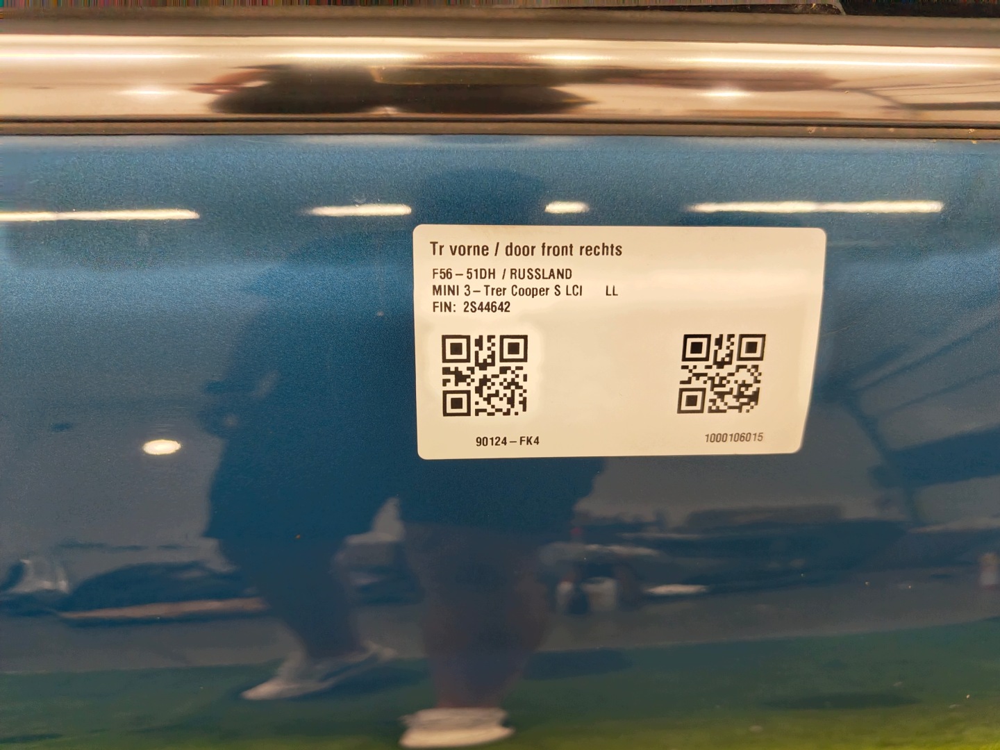 MINI F56 door right colour C2M