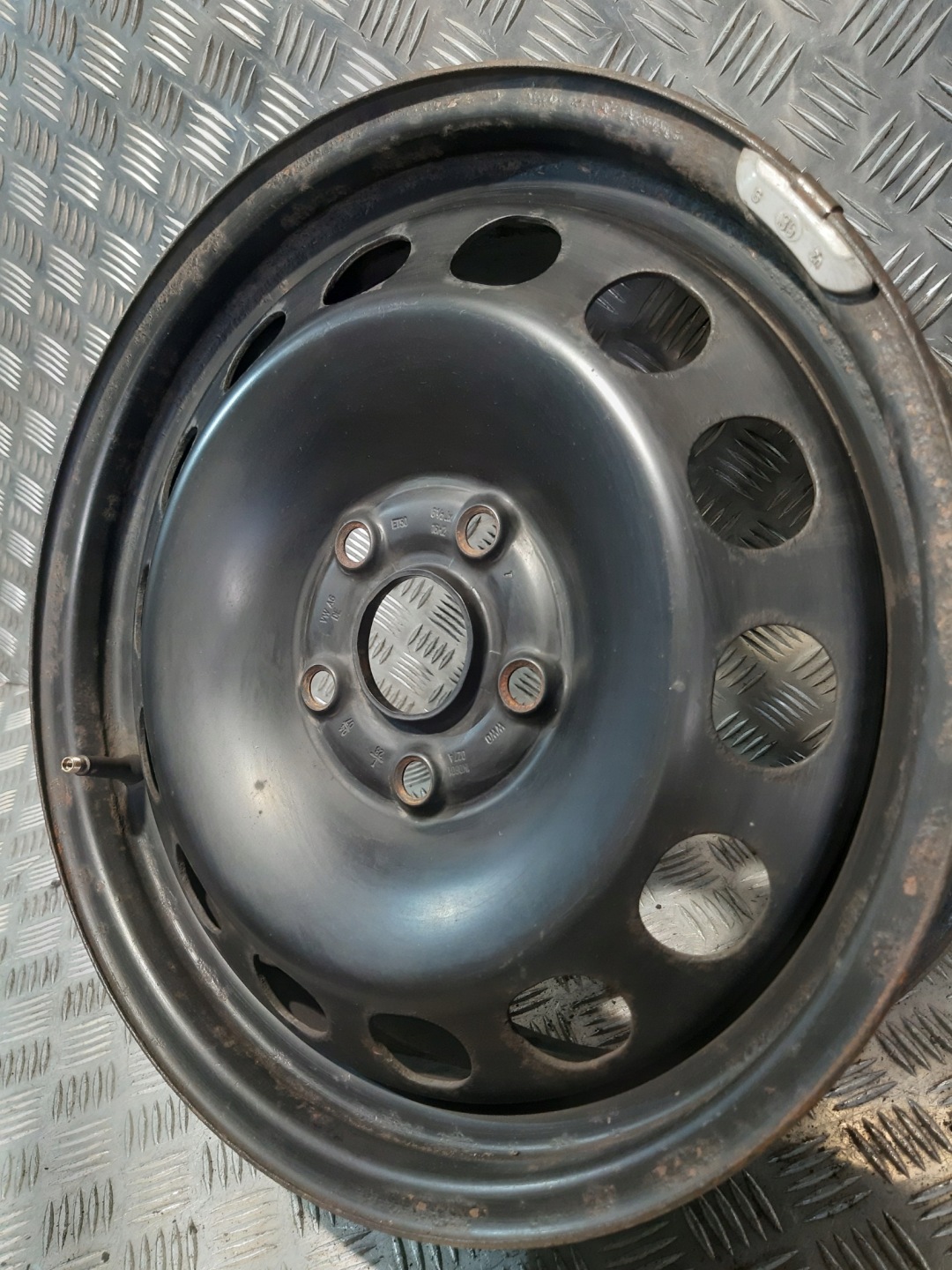 disk oceľový 1x VW 1K0601027A R16 ET50 5x112 6.5j