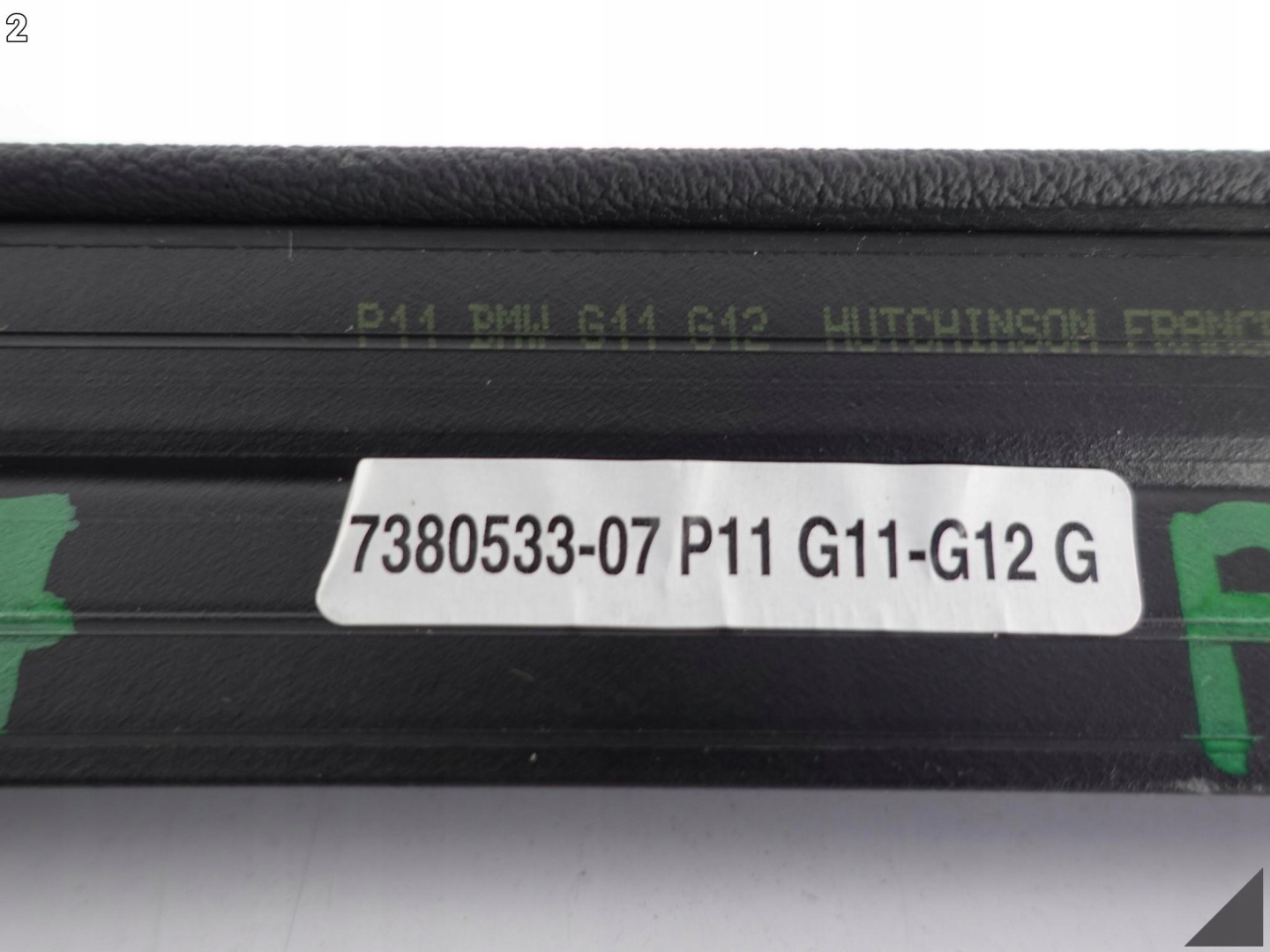 BMW 7 G11 G12 moulding door left rear part short.