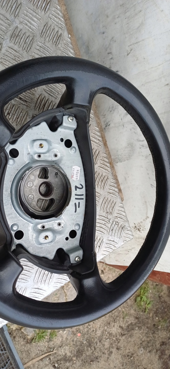 MERCEDES W211 steering wheel, leather leather