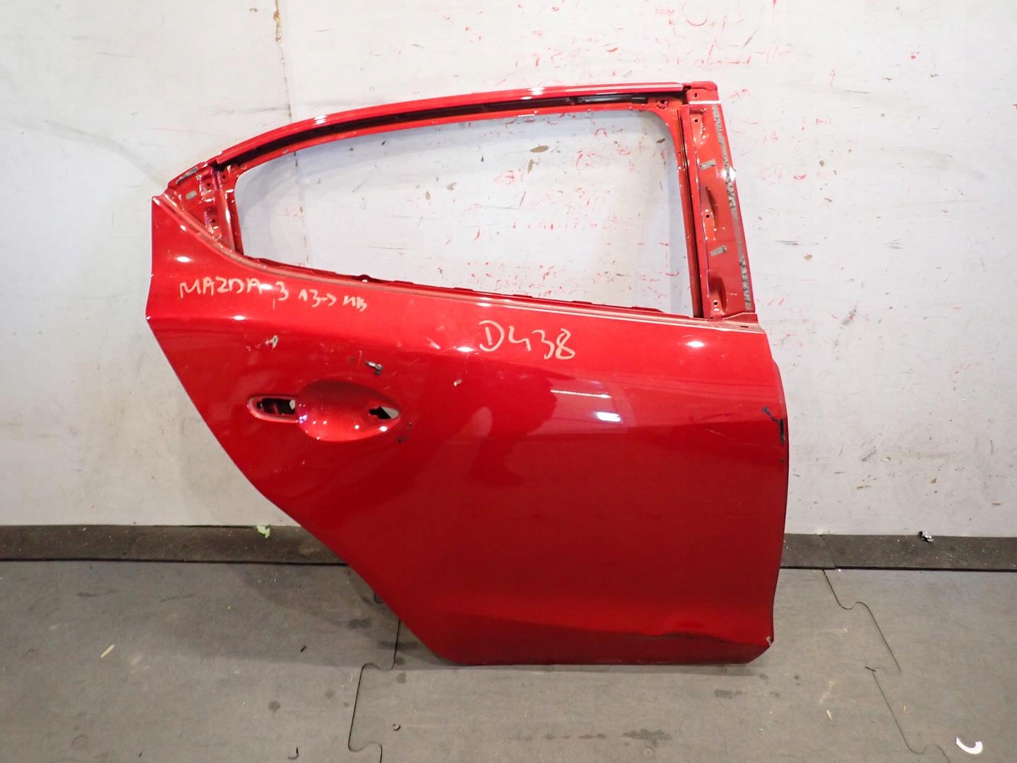 door rear part rear. right MAZDA 3 BM 2013- HB