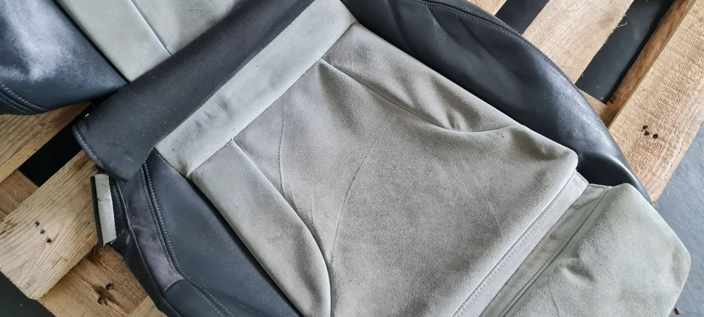 SQ5 8R Q5 LIFT Blende Abdeckung SITZ Leder PERLNAPPA ALCANTARA links Sitz