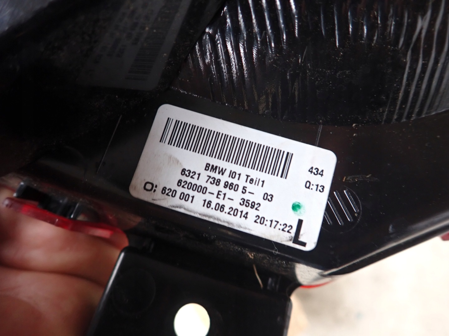 BMW I3 I01 13- light left rear part rear 63217389605-03