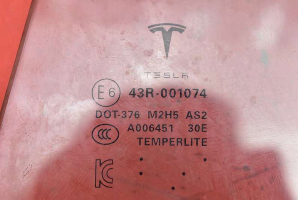 window side left rear part rear TESLA MODEL S 16-21