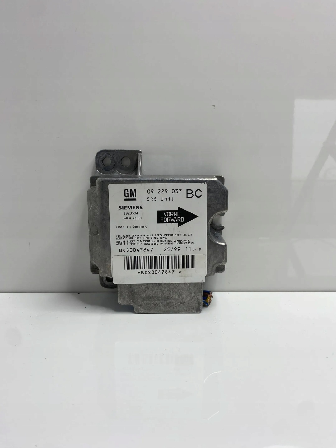 Centralina modulo airbag Opel OE 09229037BC