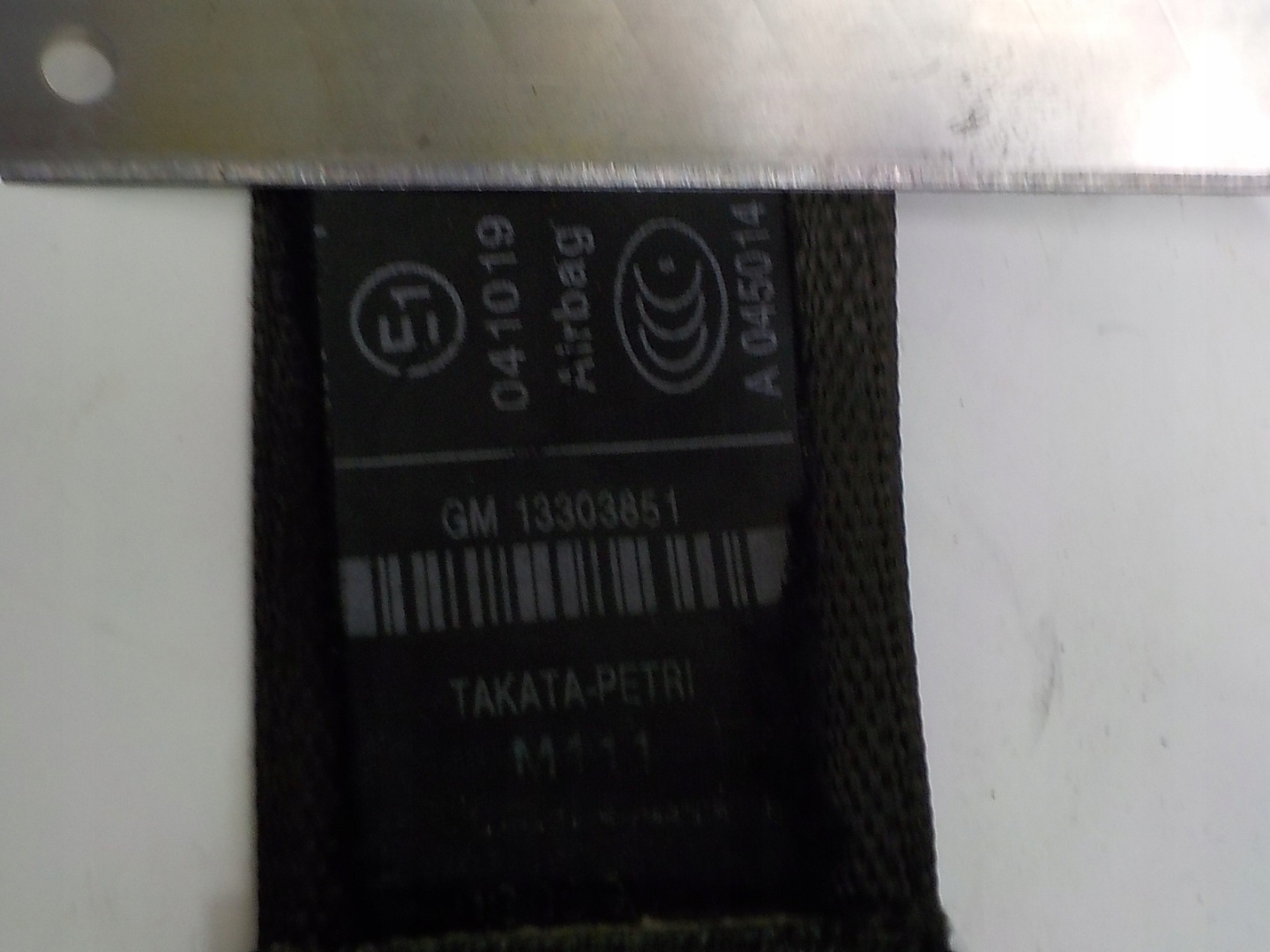 OPEL INSIGNIA Gurten Sicherheits Spanner rechts 3063932AA 13303851
