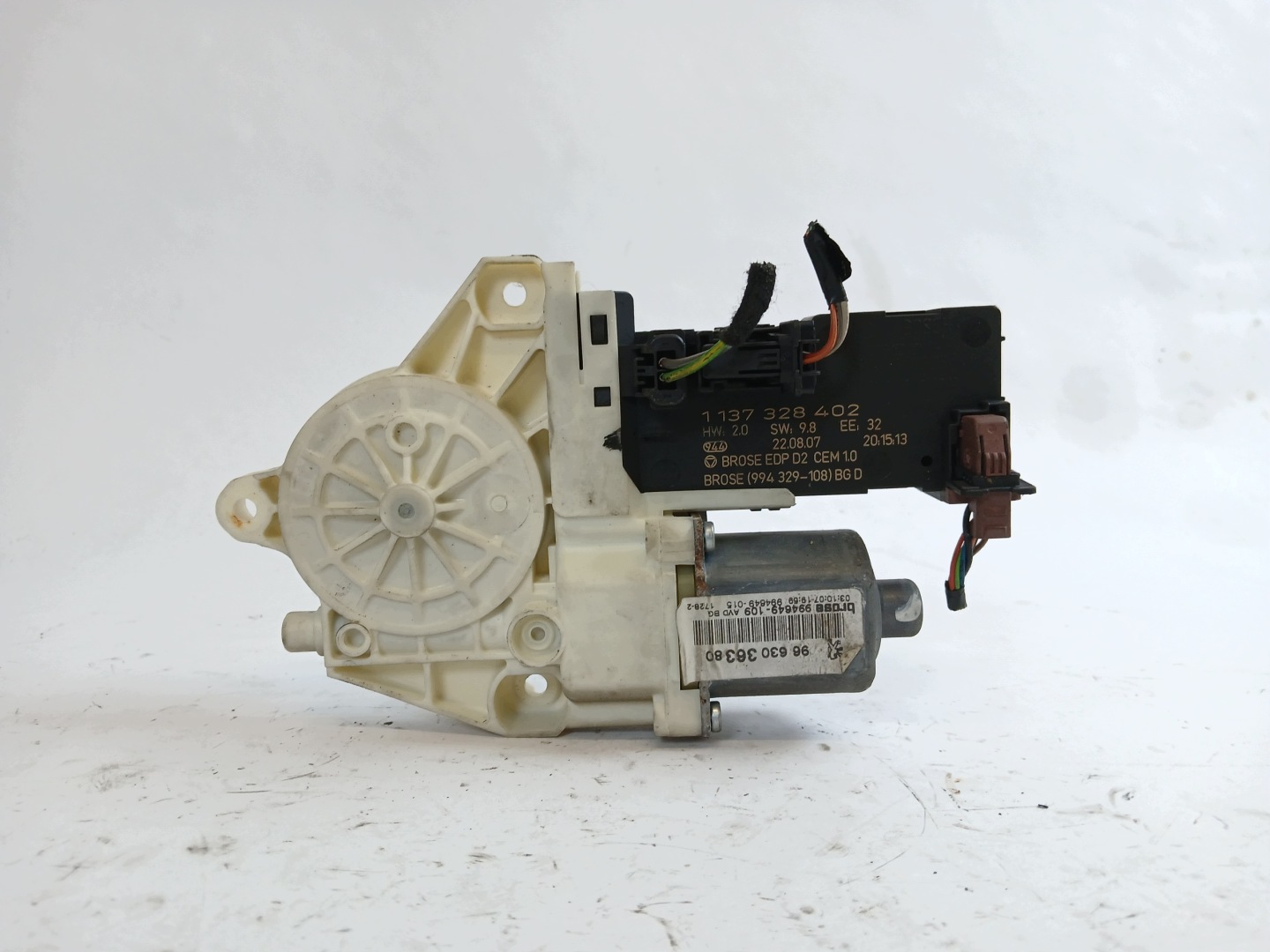 PEUGEOT 407 mini motor windows right front 9663036380