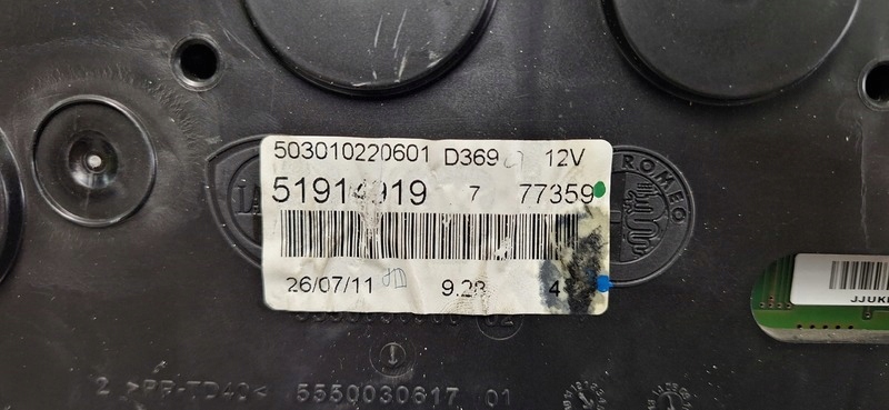 dials FIAT GRANDE PUNTO EVO 51914919
