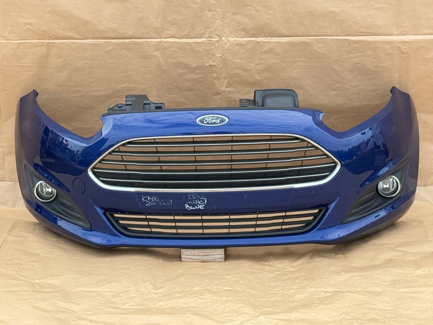 FORD FIESTA MK7 LIFT 2012-2017 bumper front DEEP IMPACT BLUE original