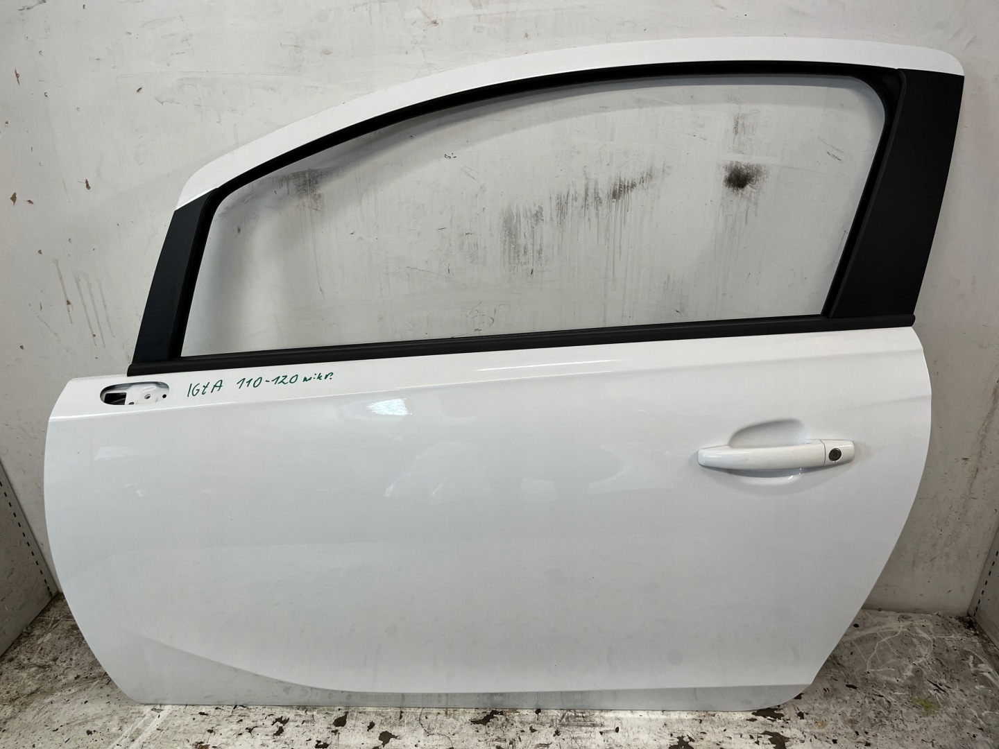 OPEL CORSA E 3D door left Z40R GAZ BIALE