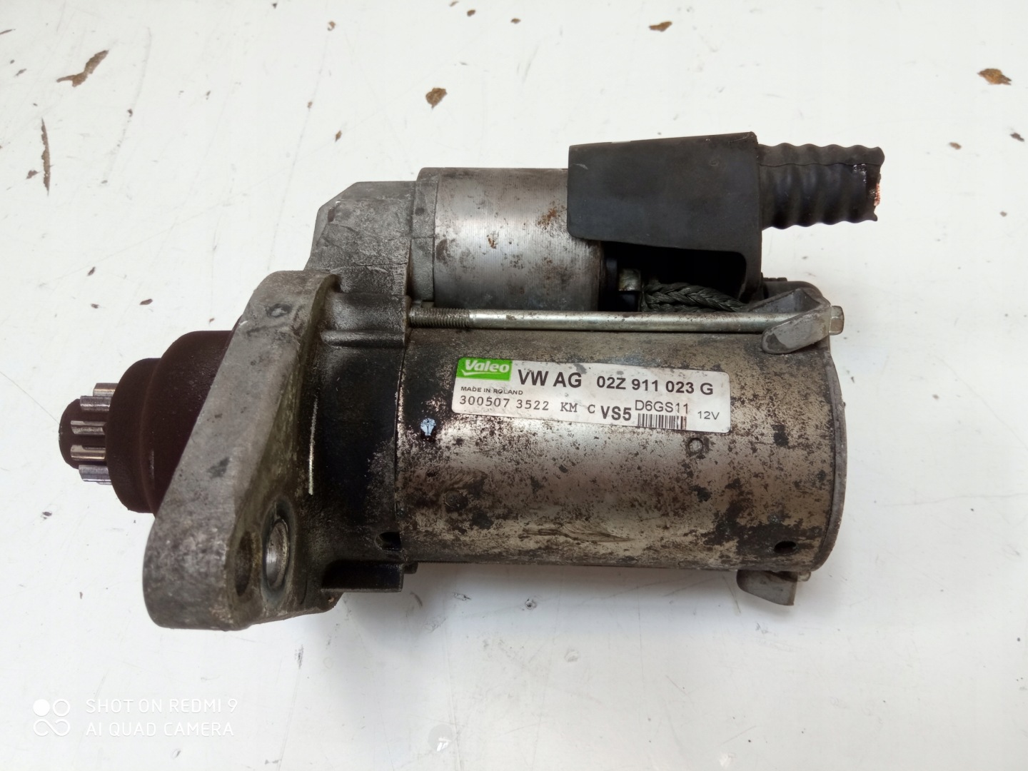 VW GOLF 5 V plus starter 02Z911023G 1.4 TSI