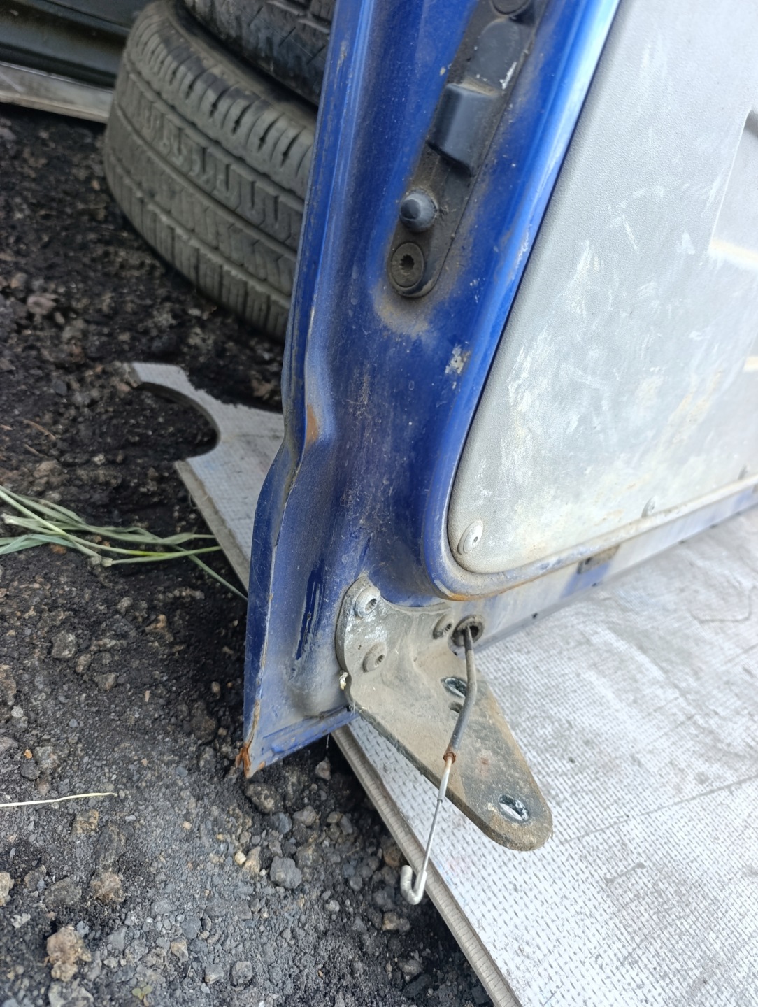 VW T5 T5 LIFT T6 door sliding right blue